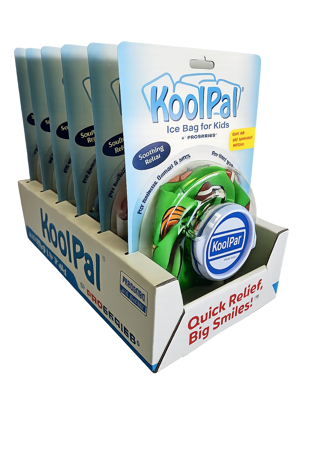 Counter Display + variety of 6 KoolPal Ice Bags