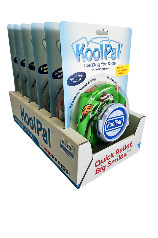 Counter Display + variety of 6 KoolPal Ice Bags